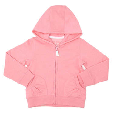 Toddler Solid Zip-Through Sweatshirt